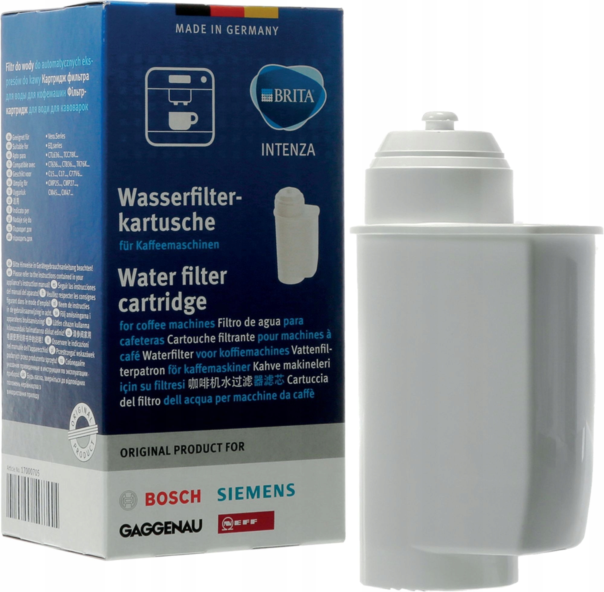 Filtr wody Brita Intenza do ekspresów Siemens i Bosch