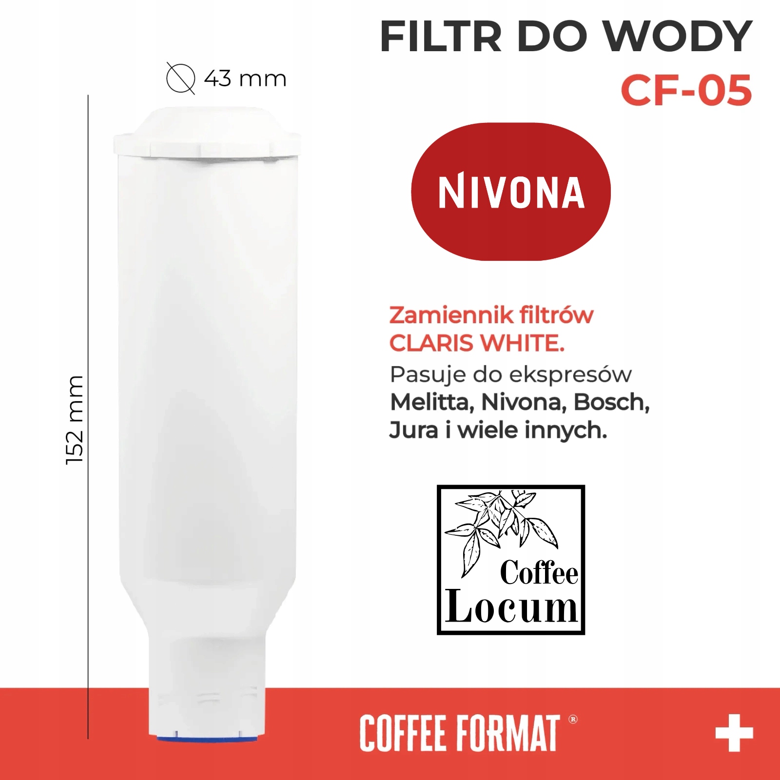 Coffee Format CF-05 Zamiennik FILTR WODY NIVONA