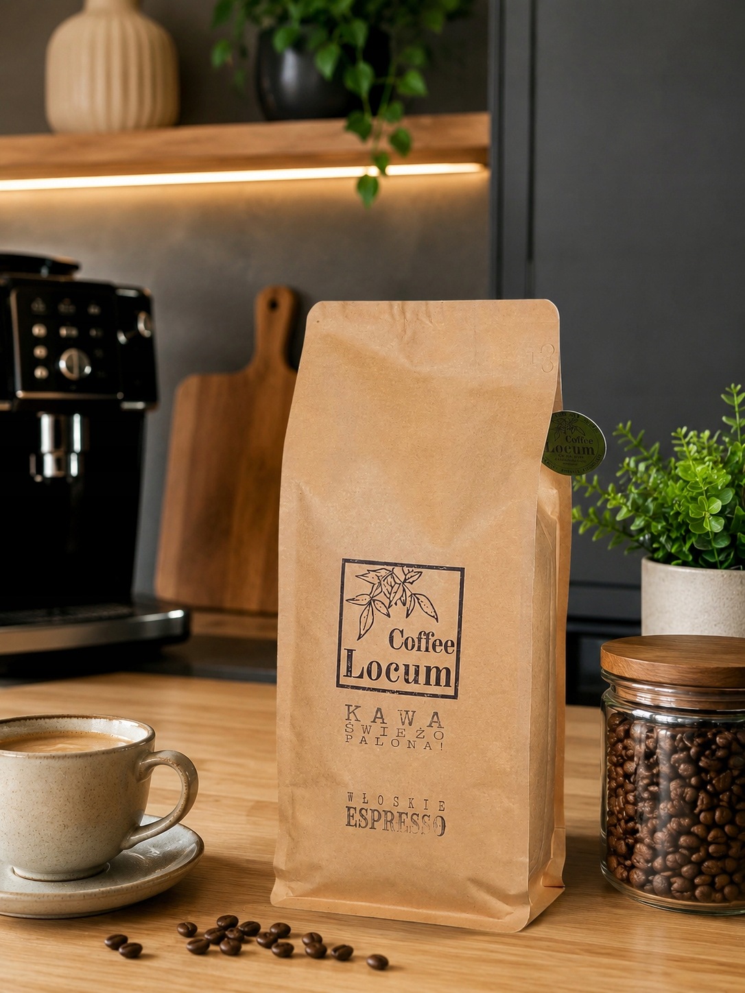 Kawa świeżo palona - Włoskie Espresso - naprawdę wyrazisty, głęboki smak !