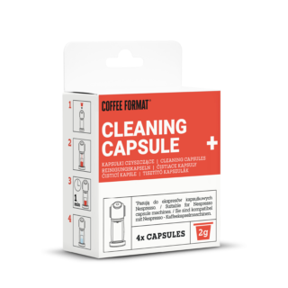 Kapsułki czyszczące - Cleaning Capsule + 4 x 2g COFFEE FORMAT