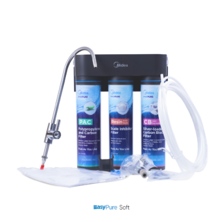 Filtr przepływowy Midea EasyPure Soft - 3-stopniowa filtracja wody