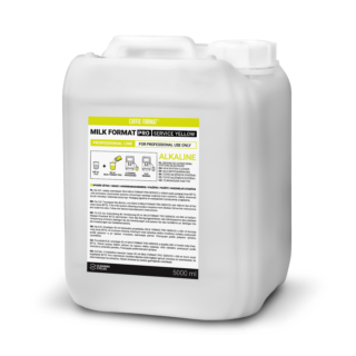 Płyn do czyszczenia systemu mlecznego - Milk Format PRO SERVICE YELLOW 5L COFFEE FORMAT