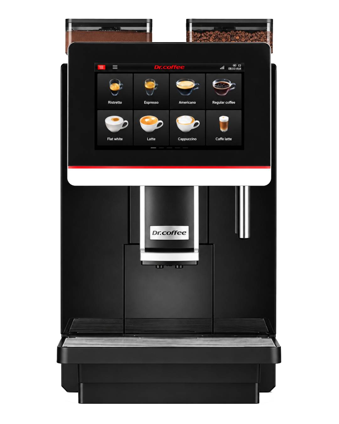 Dr. Coffee Coffee Express – profesjonalna wydajność i dwa rodzaje mleka! NOWY