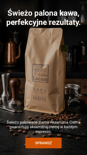 KAWA ŚWIEŻO PALONA CREMA COFFEE LOCUM